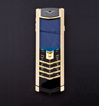 VIP Vertu Signature Yellow Gold Full Pave Diamonds ()